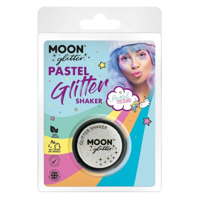 Moon Glitter Pastel Glitter Shakers White Smiffys _1