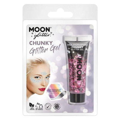 Moon Glitter Holographic Chunky Glitter Gel Pin Smiffys _1