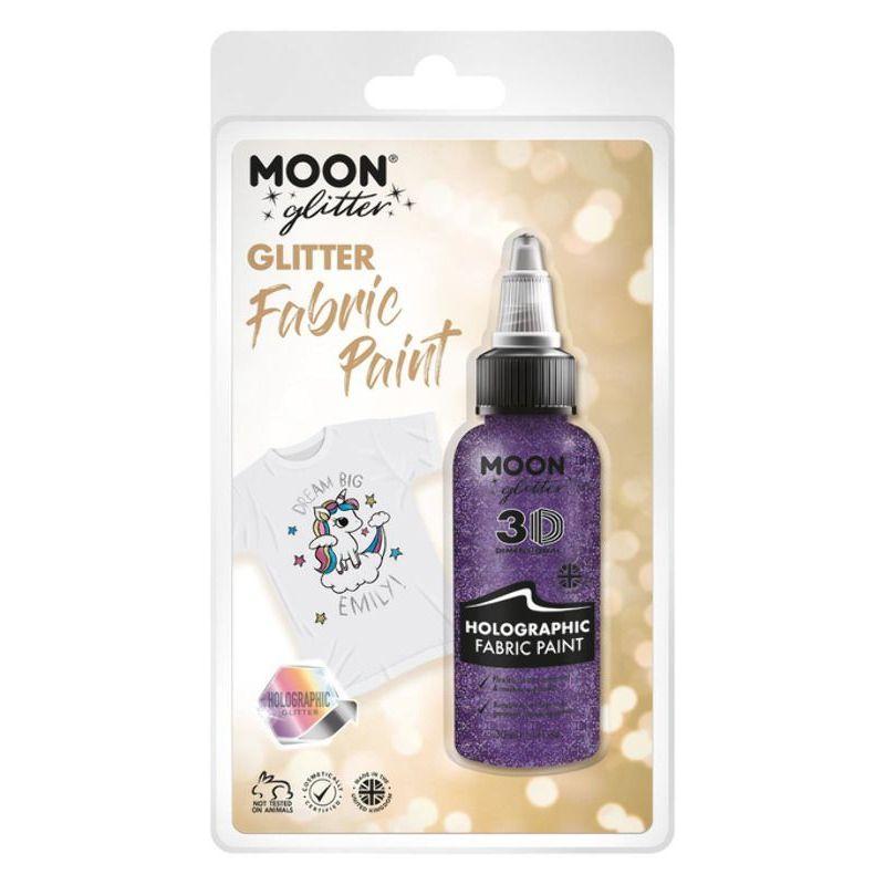 Moon Glitter Holographic Glitter Fabric Paint Pur Smiffys _1