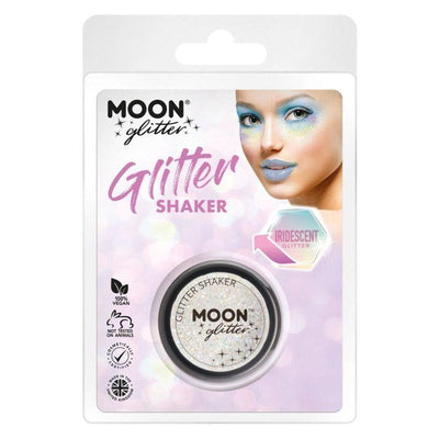 Moon Glitter Iridescent Glitter Shakers White Smiffys _1