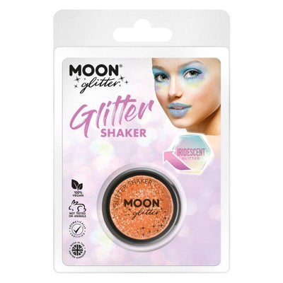 Moon Glitter Iridescent Glitter Shakers Orange Smiffys _1