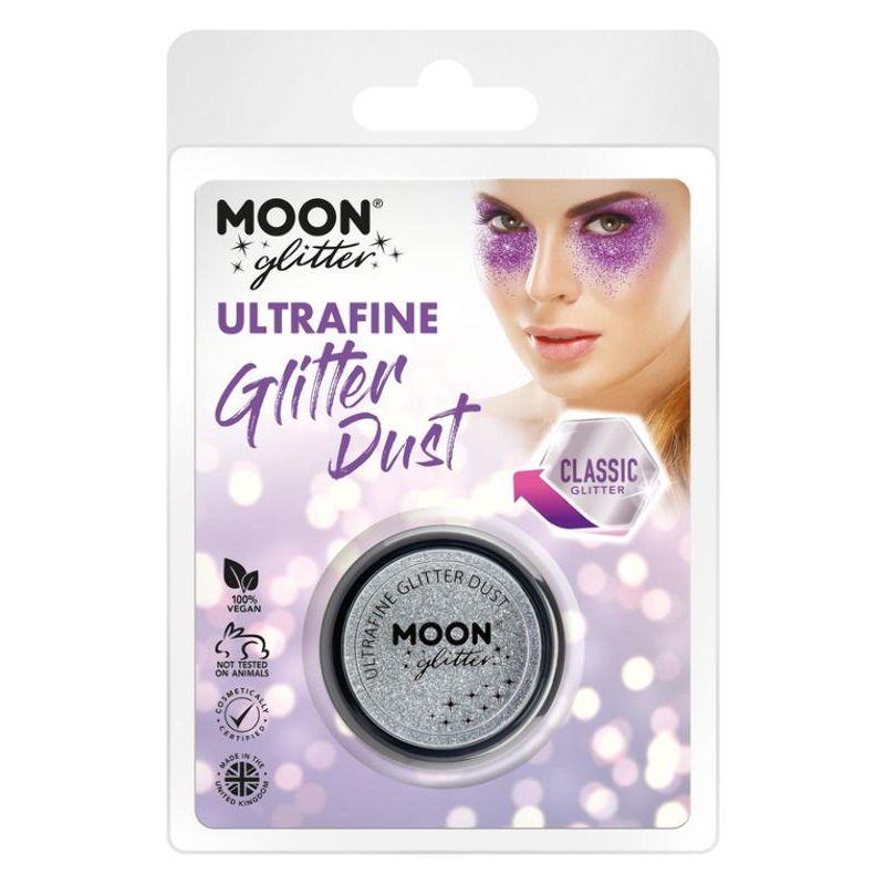 Moon Glitter Classic Ultrafine Glitter Dust Silve Smiffys _1