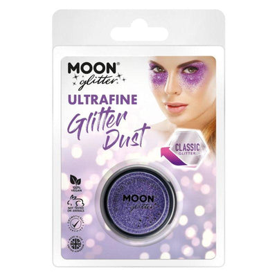 Moon Glitter Classic Ultrafine Glitter Dust Lilac Smiffys _1