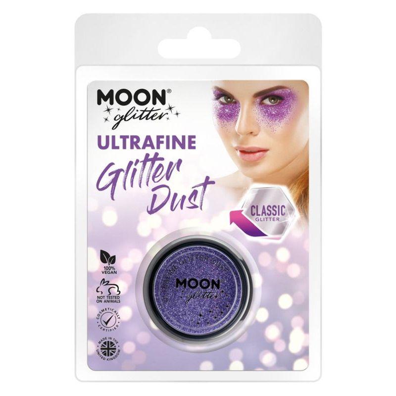 Moon Glitter Classic Ultrafine Glitter Dust Lilac Smiffys _1