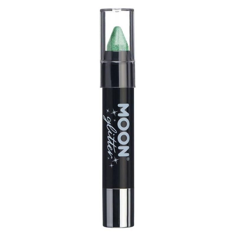 Moon Glitter Iridescent Body Crayons Green Smiffys _1