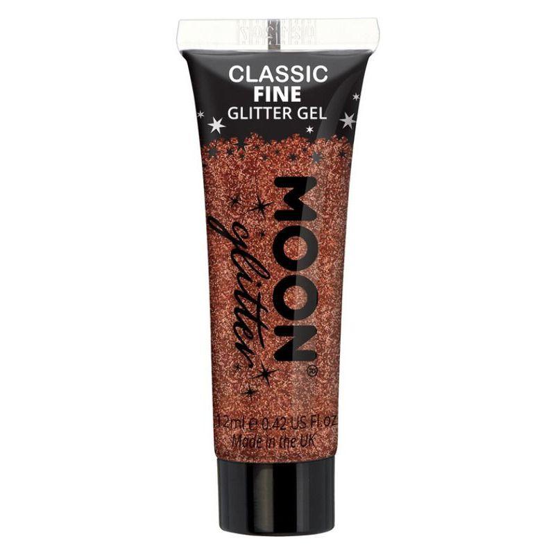 Moon Glitter Classic Fine Glitter Gel Bronze Smiffys _1