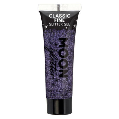 Moon Glitter Classic Fine Glitter Gel Lilac Smiffys _1