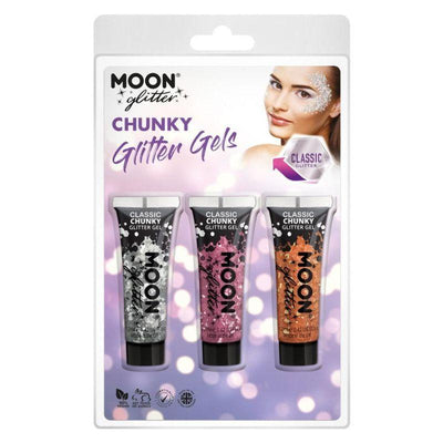 Moon Glitter Classic Chunky Glitter Gel Smiffys _1