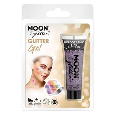 Moon Glitter Holographic Fine Glitter Gel Purple Smiffys _1
