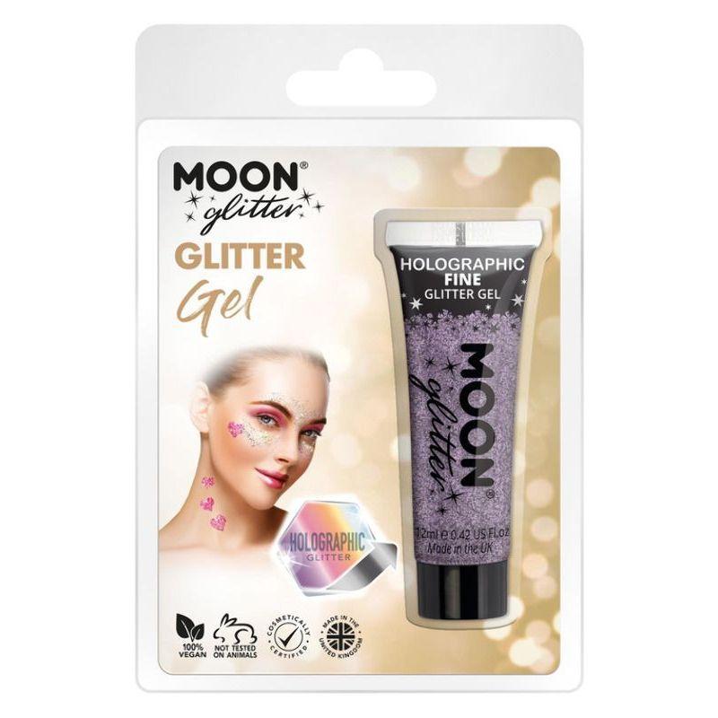 Moon Glitter Holographic Fine Glitter Gel Purple Smiffys _1