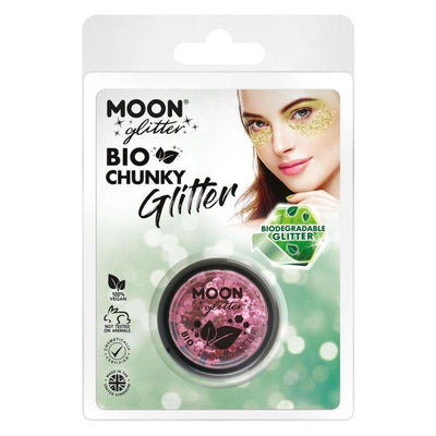 Moon Glitter Bio Chunky Glitter Pink Smiffys _1