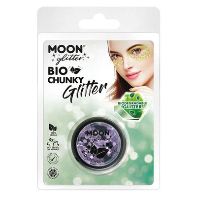 Moon Glitter Bio Chunky Glitter Lilac Smiffys _1