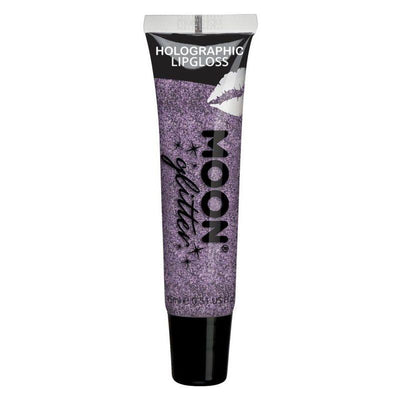 Moon Glitter Holographic Glitter Lipgloss Purple Smiffys _1