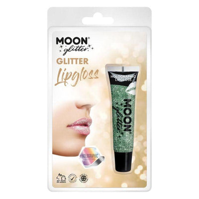 Moon Glitter Holographic Glitter Lipgloss Green Smiffys _1