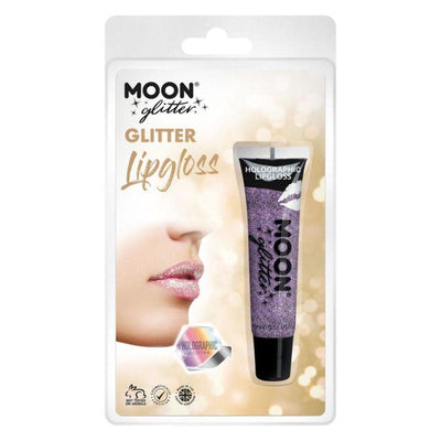 Moon Glitter Holographic Glitter Lipgloss Purple Smiffys _1
