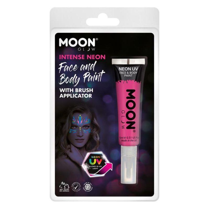 Moon Glow Intense Neon UV Face Paint Hot Pink Smiffys _1