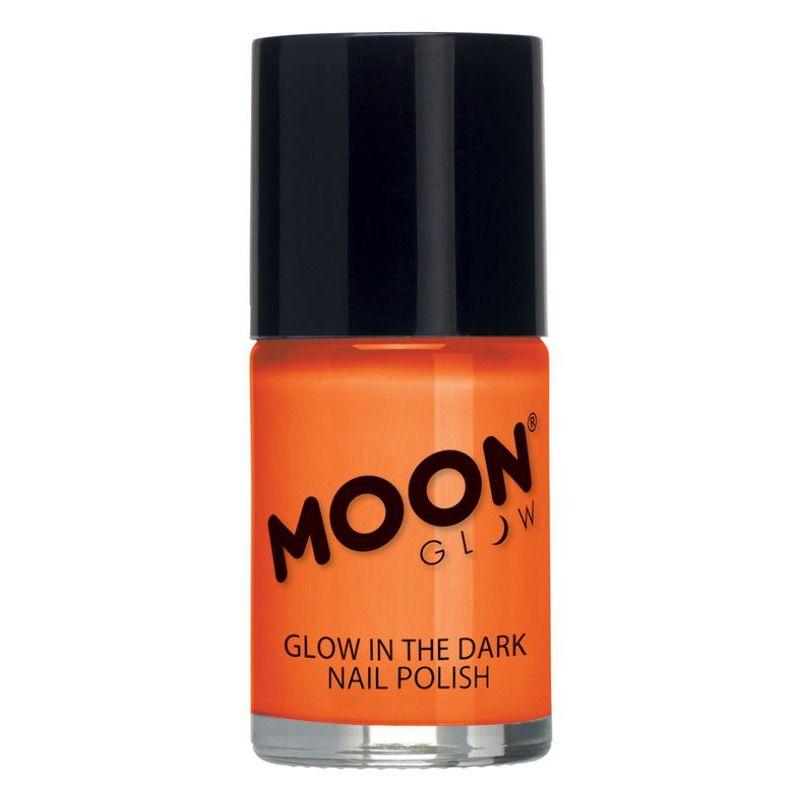 Moon Glow Glow in the Dark Nail Polish Orange Smiffys _1