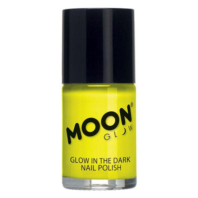 Moon Glow Glow in the Dark Nail Polish Yellow Smiffys _1