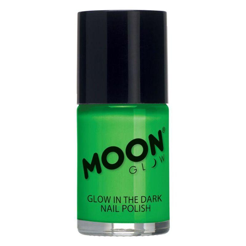 Moon Glow Glow in the Dark Nail Polish Green Smiffys _1