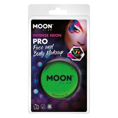 Moon Glow Pro Intense Neon UV Cake Pot Green Smiffys _1