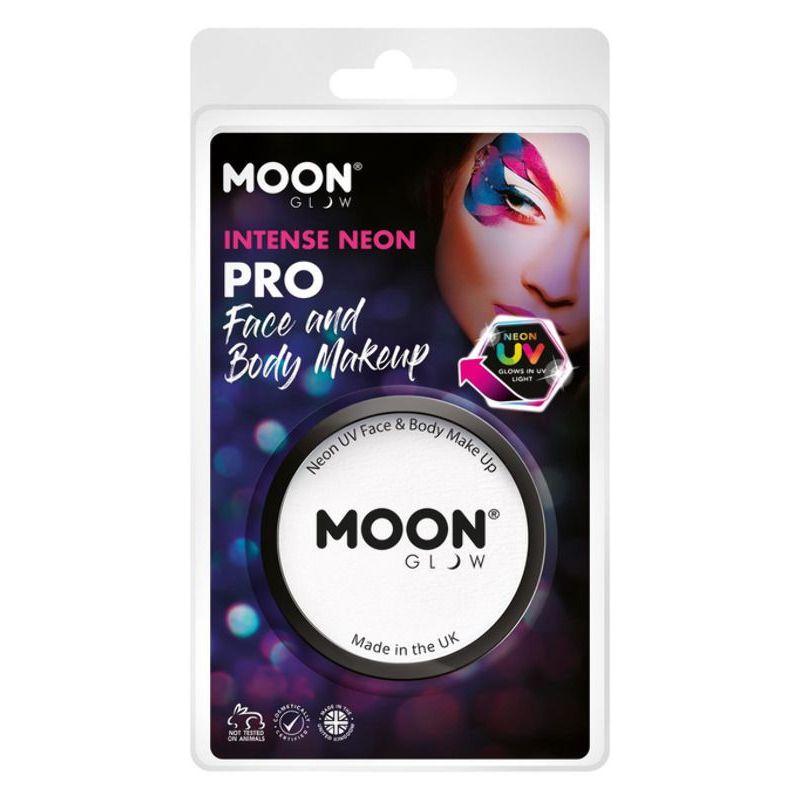 Moon Glow Pro Intense Neon UV Cake Pot White Smiffys _1