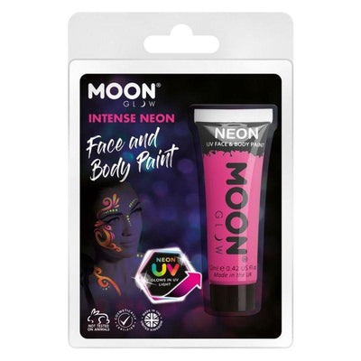 Moon Glow Intense Neon UV Face Paint Hot Pink Smiffys _1