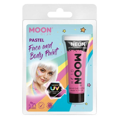 Moon Glow Pastel Neon UV Face Paint Pastel Pink Smiffys _1
