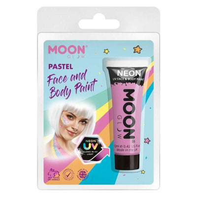 Moon Glow Pastel Neon UV Face Paint Lilac Smiffys _1