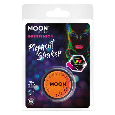 Moon Glow Intense Neon UV Pigment Shakers Orange Smiffys _1