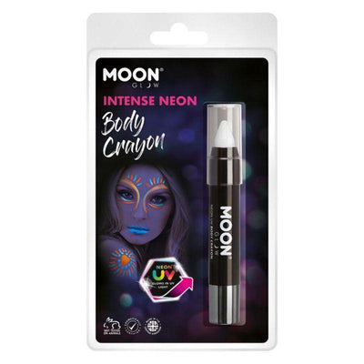 Moon Glow Intense Neon UV Body Crayons White Smiffys _1