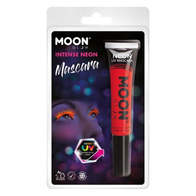 Moon Glow Intense Neon UV Mascara Red Smiffys _1