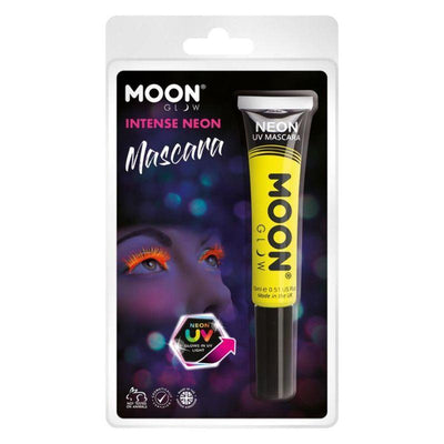 Moon Glow Intense Neon UV Mascara Yellow Smiffys _1