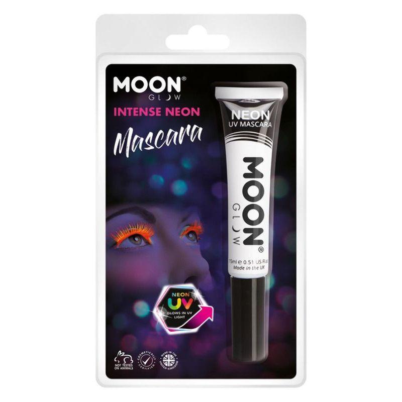 Moon Glow Intense Neon UV Mascara White Smiffys _1