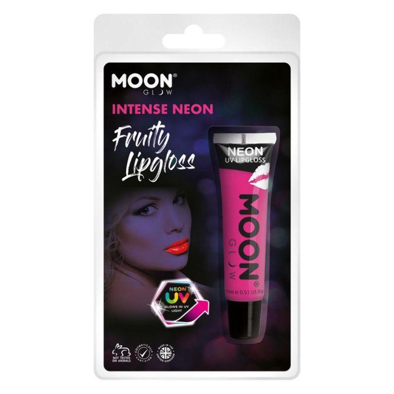 Moon Glow Intense Neon UV Fruity Lipgloss Pink Smiffys _1