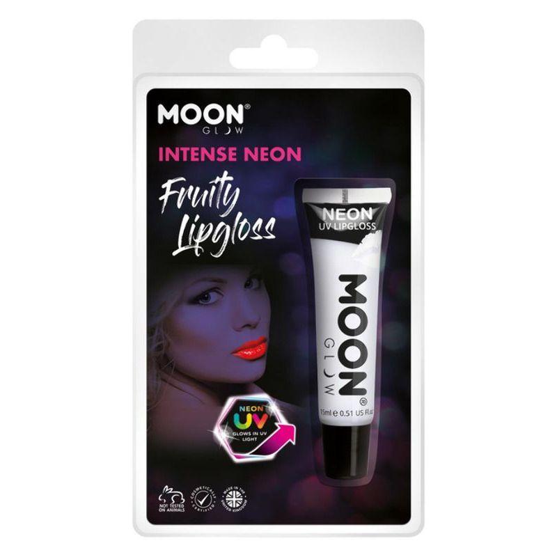 Moon Glow Intense Neon UV Fruity Lipgloss White Smiffys _1