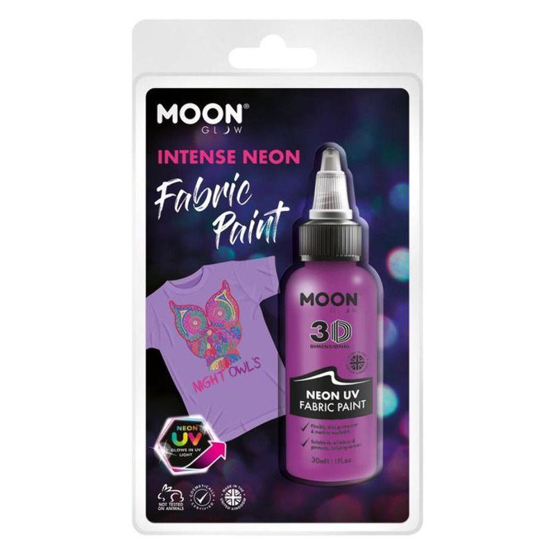 Moon Glow Neon UV Intense Fabric Paint Purple Smiffys _1