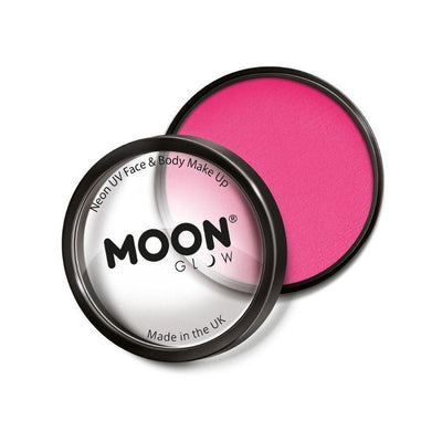 Moon Glow Pro Intense Neon UV Cake Pot Hot Pink Smiffys _1