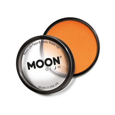 Moon Glow Pro Intense Neon UV Cake Pot Orange Smiffys _1