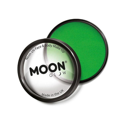 Moon Glow Pro Intense Neon UV Cake Pot Green Smiffys _1