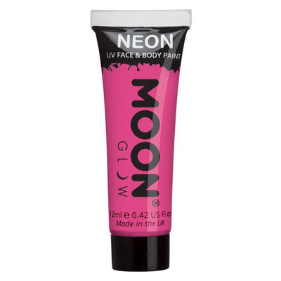 Moon Glow Intense Neon UV Face Paint Hot Pink Smiffys _1