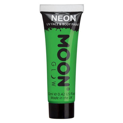 Moon Glow Intense Neon UV Face Paint Green Smiffys _1