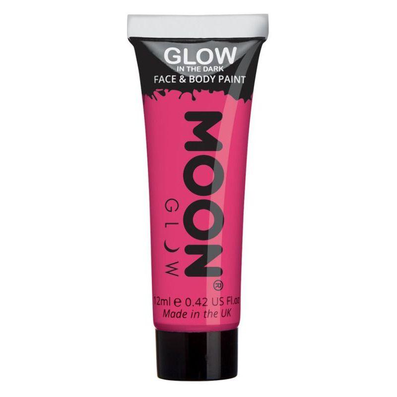 Moon Glow Glow in the Dark Face Paint Pink Smiffys _1