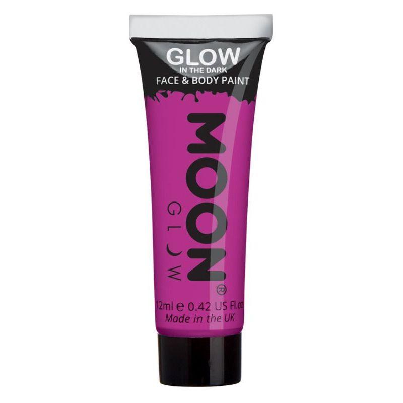 Moon Glow Glow in the Dark Face Paint Purple Smiffys _1