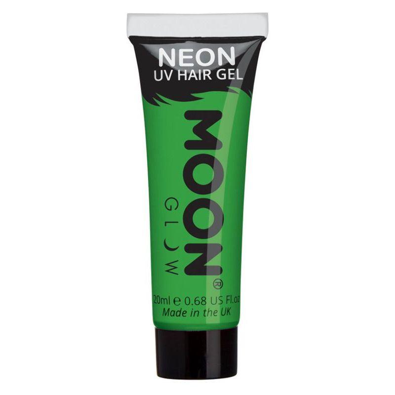 Moon Glow Intense Neon UV Hair Gel Green Smiffys _1