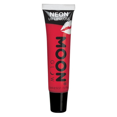 Moon Glow Intense Neon UV Fruity Lipgloss Red Smiffys _1