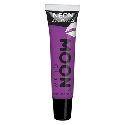 Moon Glow Intense Neon UV Fruity Lipgloss Purple Smiffys _1
