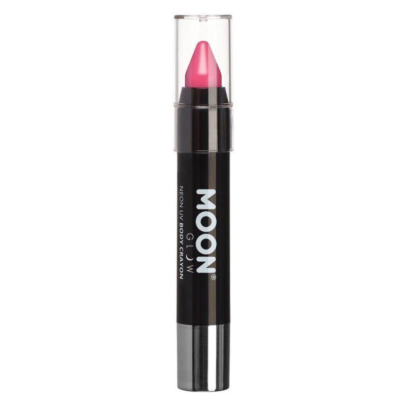 Moon Glow Intense Neon UV Body Crayons Hot Pink Smiffys _1