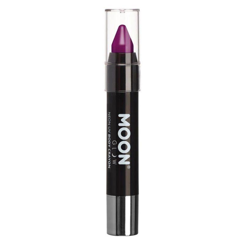 Moon Glow Intense Neon UV Body Crayons Purple Smiffys _1