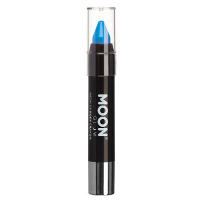 Moon Glow Pastel Neon UV Body Crayons Pastel Blue Smiffys _1