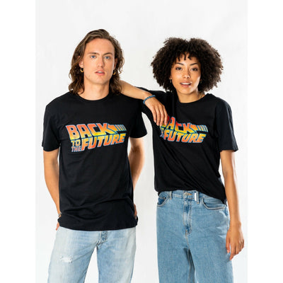 Back To The Future Logo T-shirt Adult_1